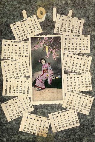 Jahreskalender für 1911